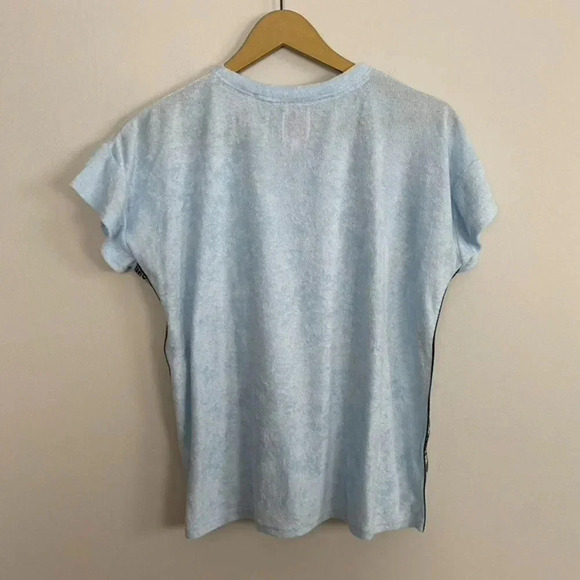 Juicy Couture Y2K Blue Terry Cloth T Shirt - Picture 6 of 8